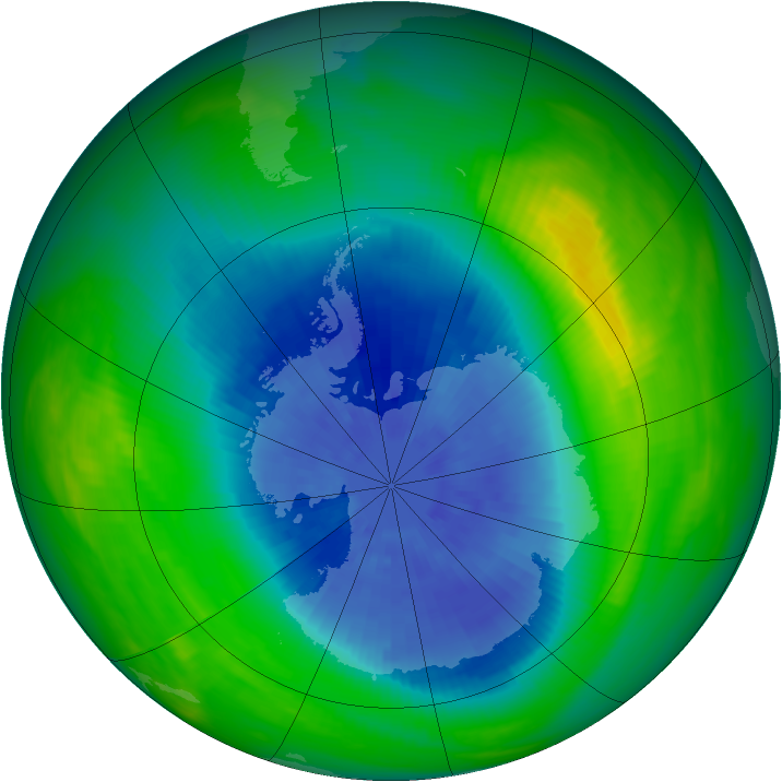 Ozone Map 1983-09-26
